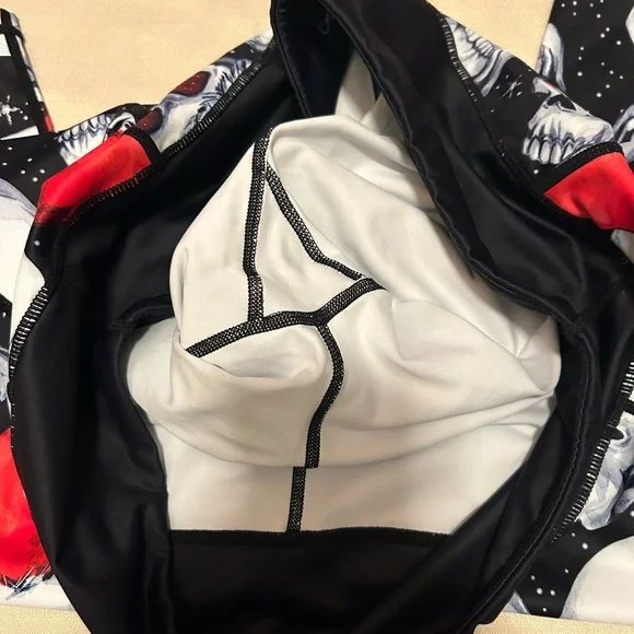 Constantly Varied Gear Santa Skull Capri Leggings - Picture 3 of 5